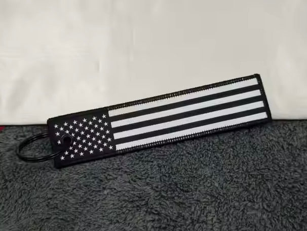RPM Embroidered Key Tag